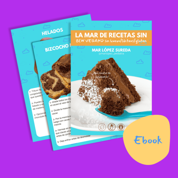 La Mar de Recetas SIN: BLW Vegano Sin huevo/lácteos/gluten - Digital (EBOOK)